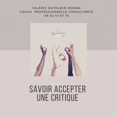 Accepter une critique